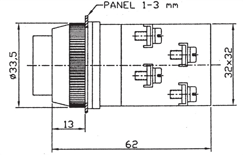 Drucktastenschalter PBL3011