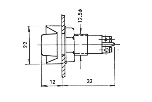 12mm Panel Indicating Lamp NPL-12