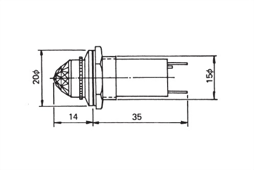 16mm Panel Indicating Lamp PL-1601