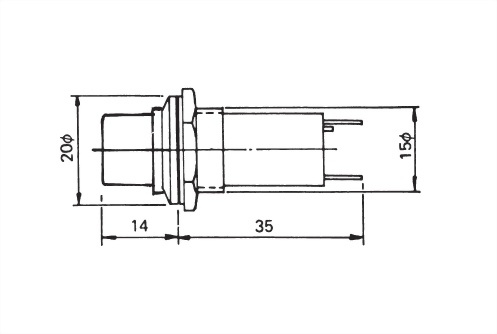 16mm Panel Indicating Lamp PL-1603