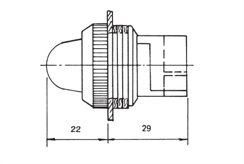 25mm Panel Indicating Lamp NPLR-25B