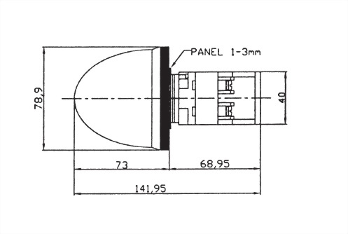 30mm Panel Indicating Lamp FPLB-30