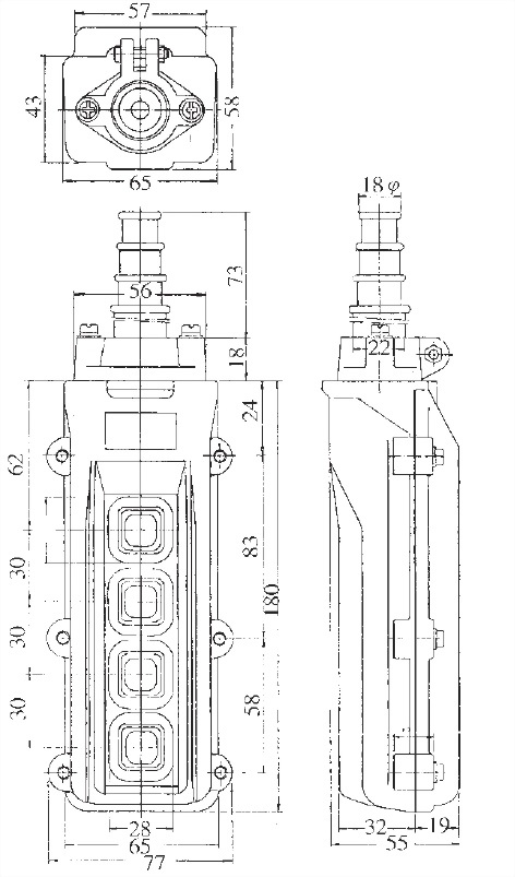 間接式吊車開關 HS-82