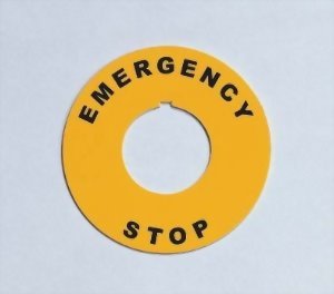 Interruptor de parada de emergencia Legend Plate G2-BM4