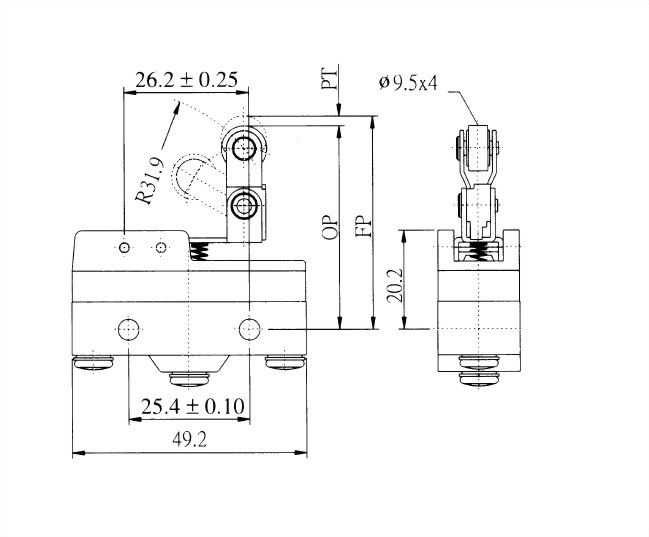 AM系列微動開關 AM-1543 2