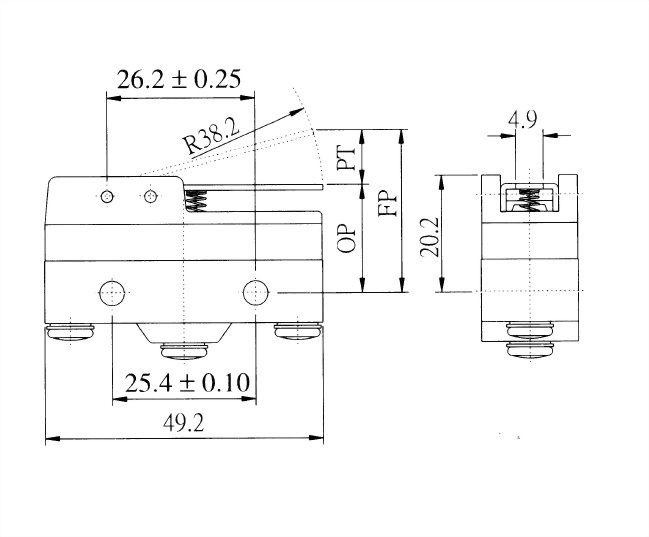 AM Series Micro Switches AM-1712 2