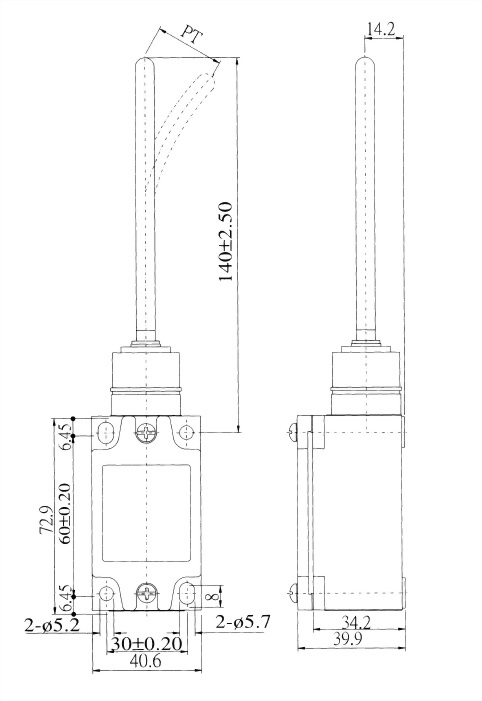 AZ-5 سلسلة مفاتيح الحد AZ-5106 2