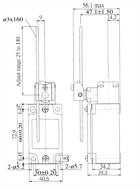 AZ-5 Series Limit Switches AZ-5107 2