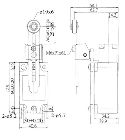 AZ-5 Series Limit Switches AZ-5108