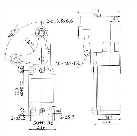 AZ-5 Series Limit Switches AZ-5141