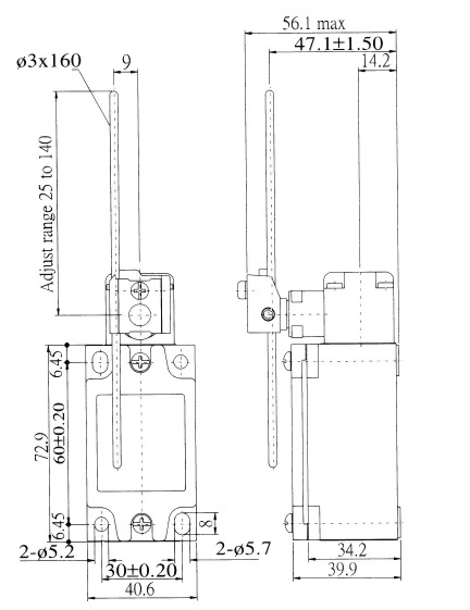 Линейные переключатели серии AZ-5 AZ-5207 2