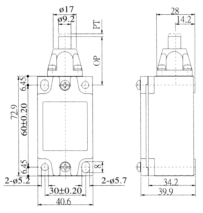AZ-5 سلسلة مفاتيح الحد AZ-5101 2