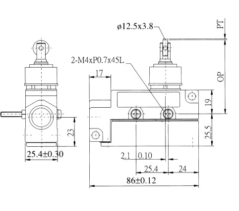 AZ-6 Series مفاتيح حدية مغلقة AZ-6112R 2