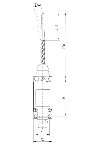AZ-8 Series Mini Limit Switches AZ-8166 2