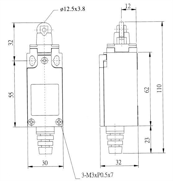 AZ-9 Series Mini Light Limit Switches AZ-9112 2