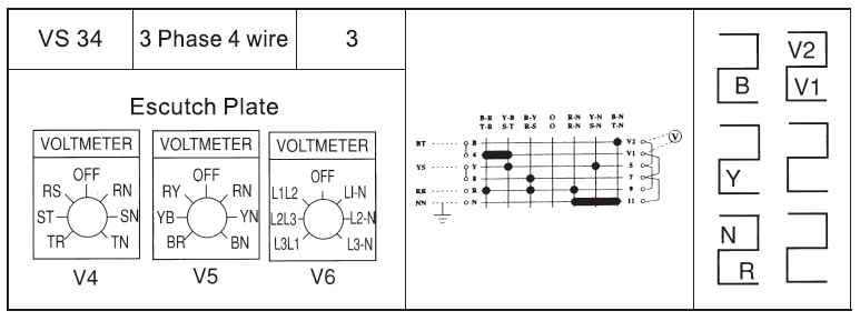 Voltmeter Schalter VS34 3