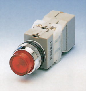 Beleuchtete Drucktastenschalter TLPB25-1OC