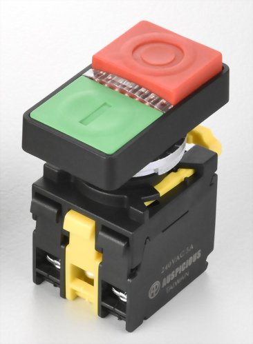 照光雙按鈕開關