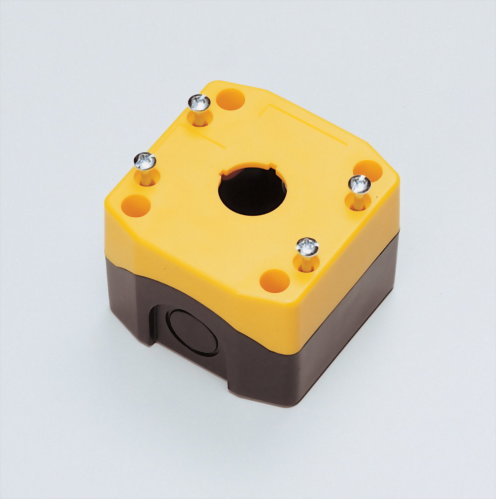 22mm 控制盒1孔 黃/黑