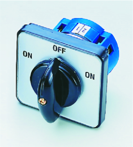 25A 轉換開關 0-1（彈簧復歸）