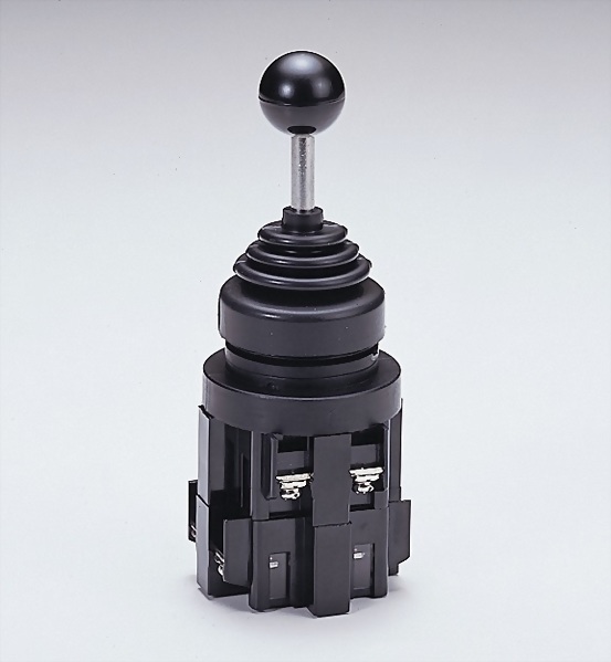 30mm Momentary 2-Position Joystick Switch – Two Directions, DPST, Monolever, Screw Terminals