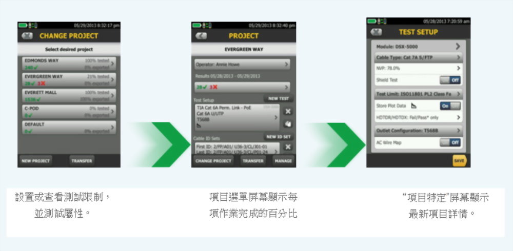 DSX2-8000 CAT8 纜線認證分析儀 1