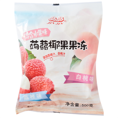 晶晶蒟蒻椰果果凍500g