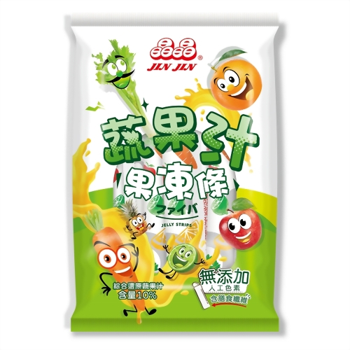 10%蔬果汁果凍條300g