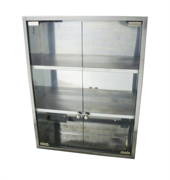 Cabinet with 2 glass door