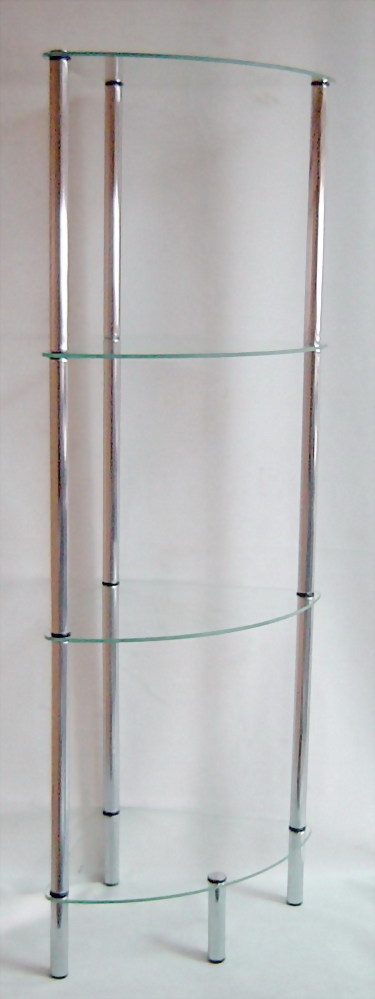 3 Tier Glass Corner Caddy