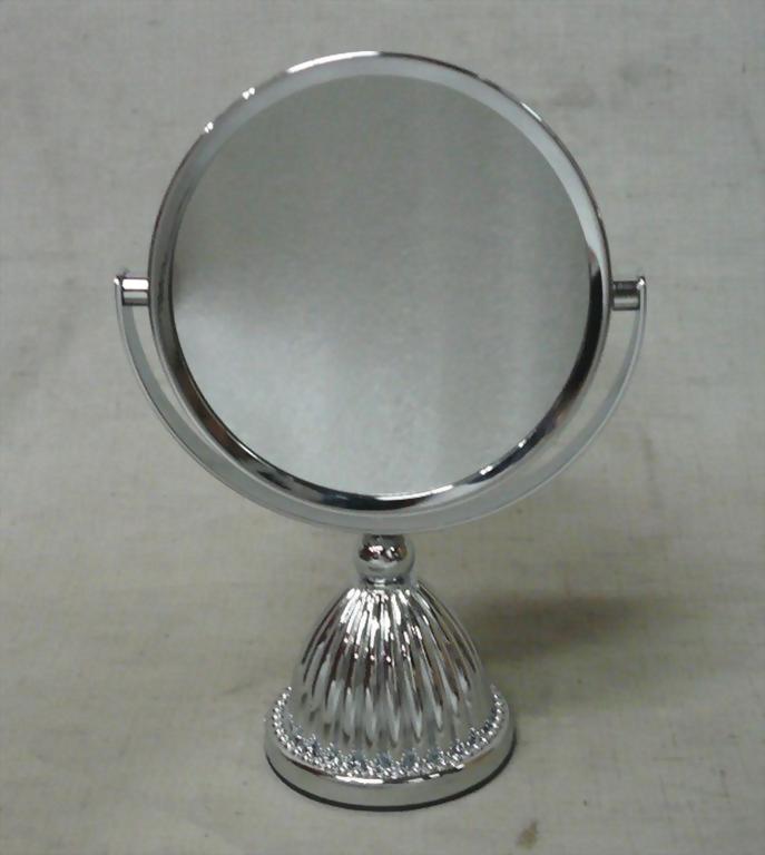 Round double side mirror