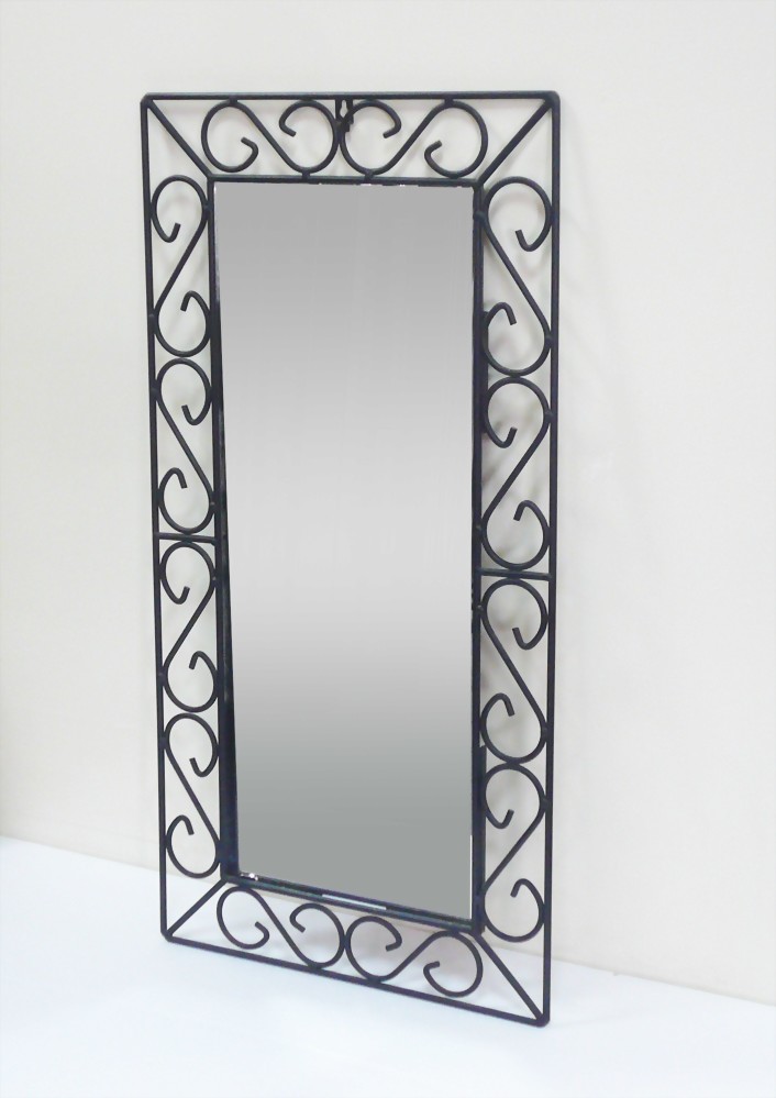 Rectangular wall mirror
