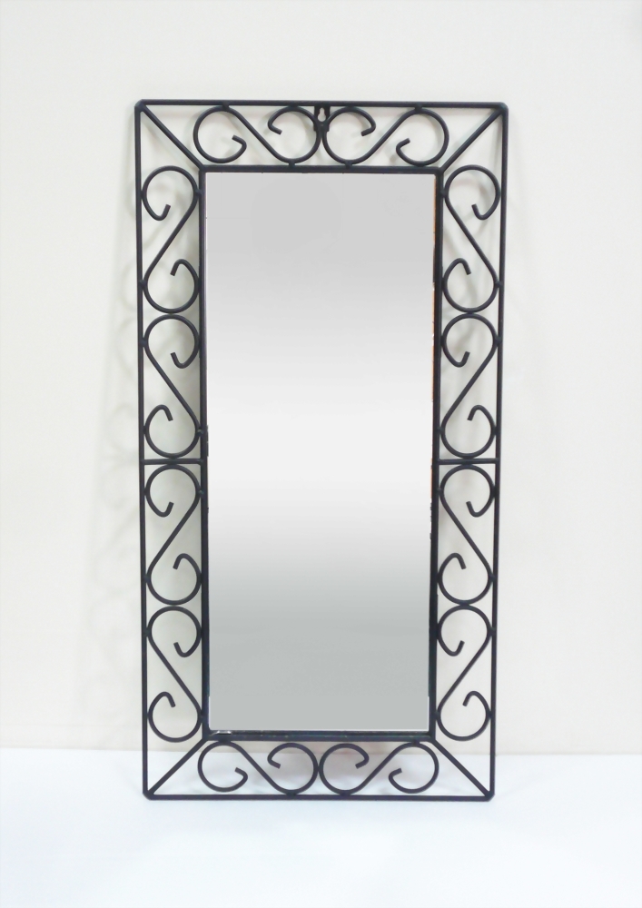 Rectangular wall mirror