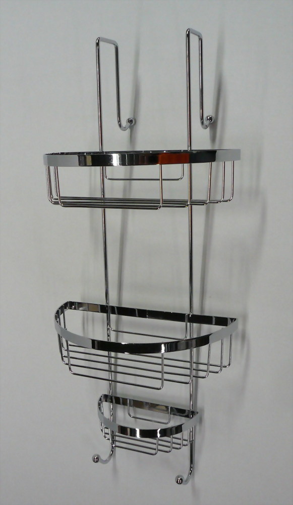 Over door basket with 2 hooks