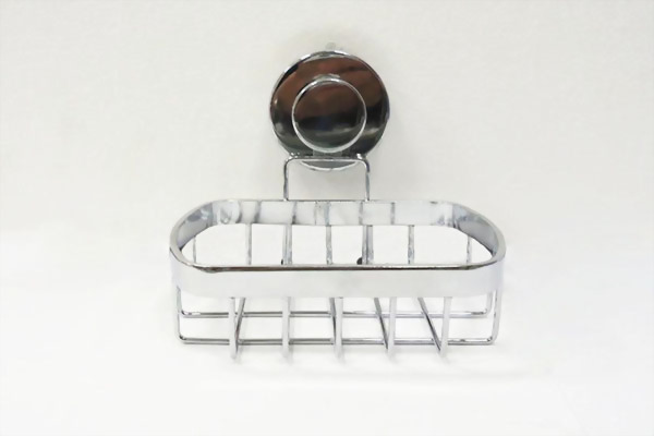 Soap dish with suction cap
