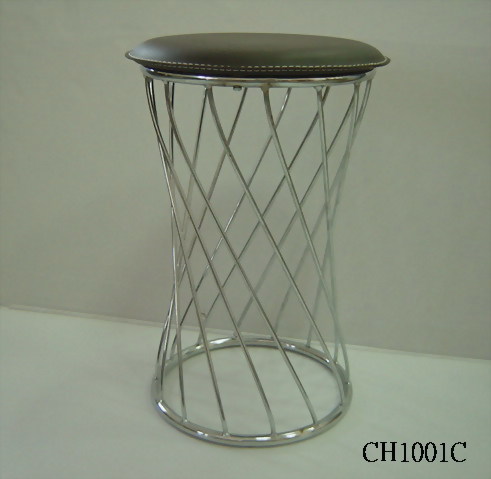 Stool with PVC cushion