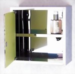 Cabinet with mirror door