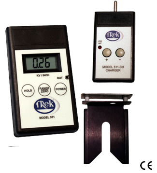 Trek 511 hand-held electrostatic field meter
