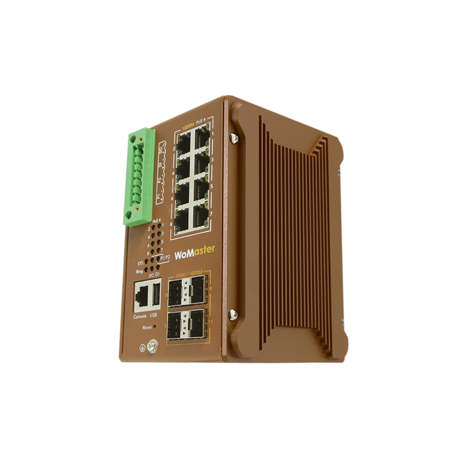 DP612 工業級 PoE 供電交換器