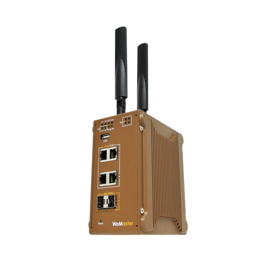 WR316GPS 工业级4G LTE行动通讯路由器闸道器