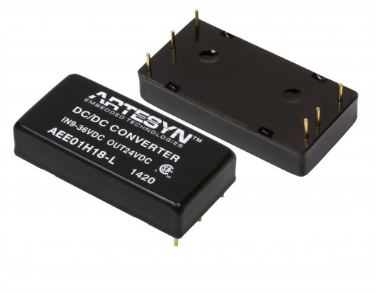 AEE 40W高輸入單輸出隔離式DC-DC轉換器