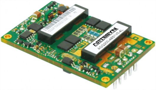 AGQ200 Series 1/4磚電源模塊