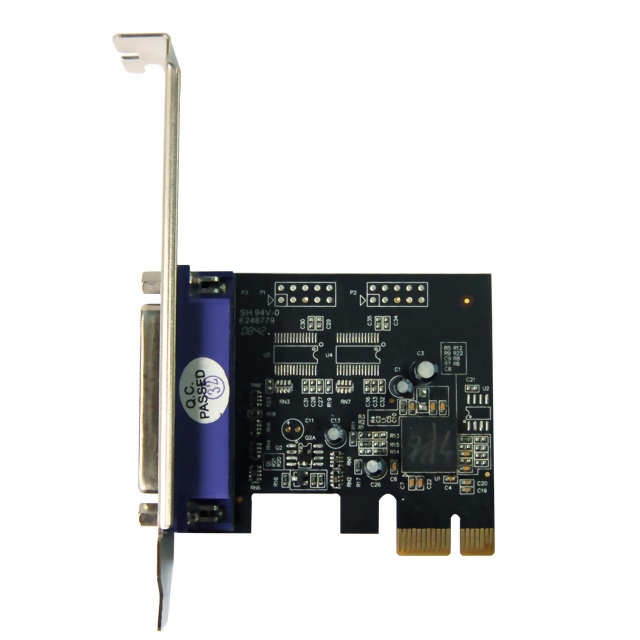 I-370:印表機25PIN適用 1埠Parallel PCIe擴充卡