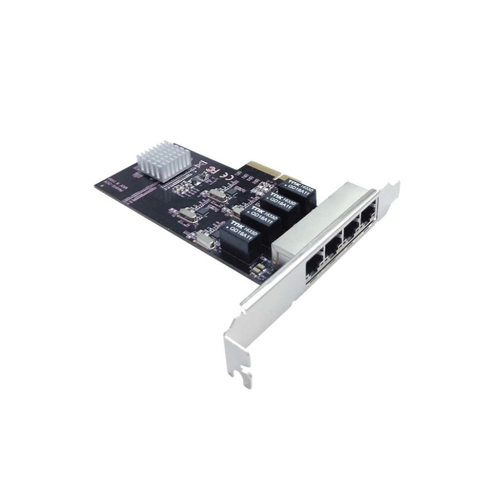 N-450 PCIe 4-Port Gigabit Network Controller Card