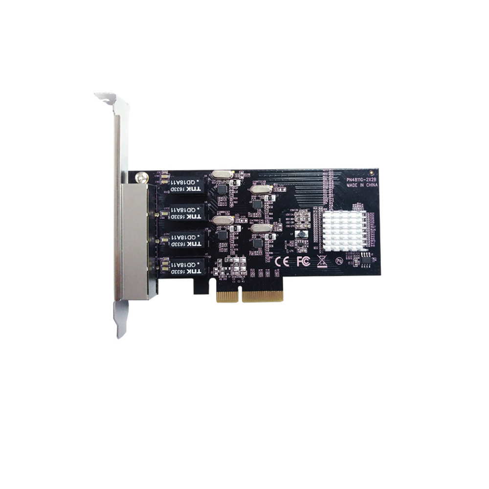 N-450 PCIe 4-Port Gigabit Network Controller Card