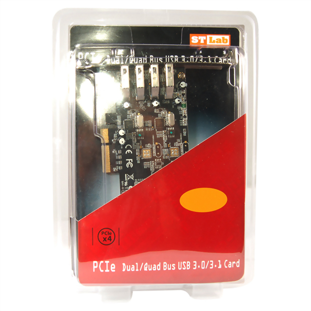 U-1010:USB3.0*4擴充卡-Renesas晶片