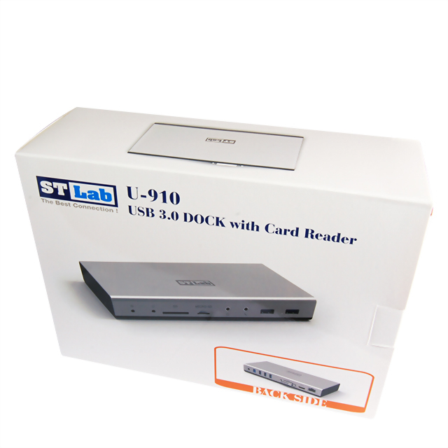 U-910:USB 3.0擴充Docking Stations-帶讀卡器