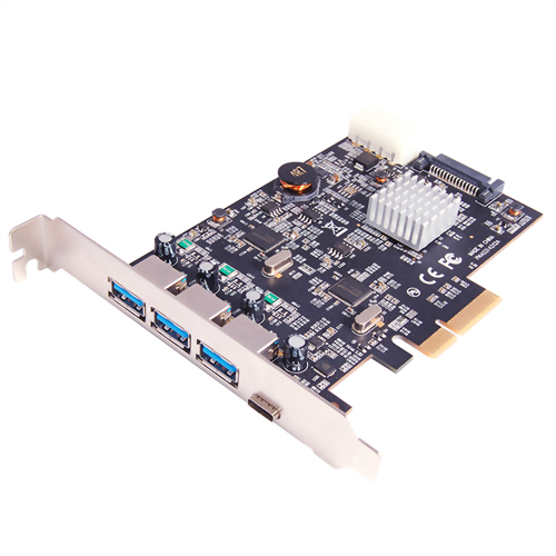 U-1740:USB3.1 Gen 2*3+Type-C*1 擴充卡 U-1740:USB3.1 Gen 2*3+Type-C*1 擴充卡