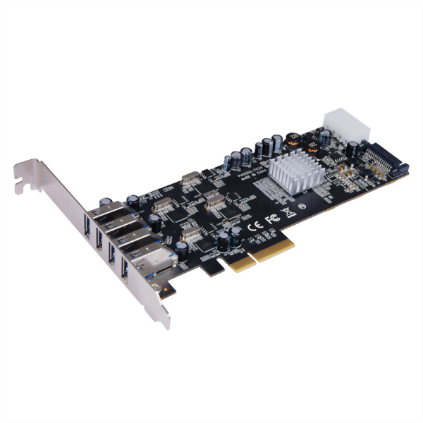 U-1010:USB3.0*4擴充卡-Renesas晶片