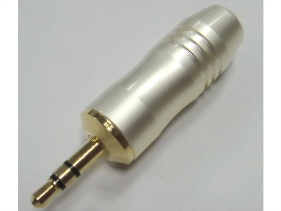 3.5mm Stereo Plug，Pearl White Handle